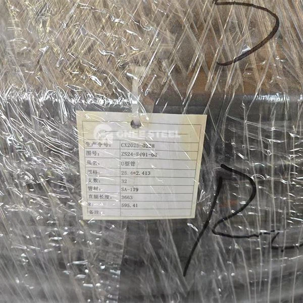 ASME SA179 ACCIAIO DI ACCIAIO DI CARBALE U TUBO PER ESCHUBILE DI CALDA CALDA