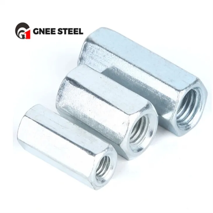 Dadi di accoppiamento esagonali lunghi DIN6334