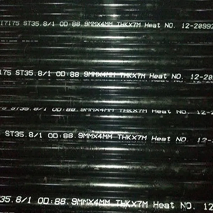 DIN 17175 St35.8 Tubo in acciaio al carbonio senza saldatura