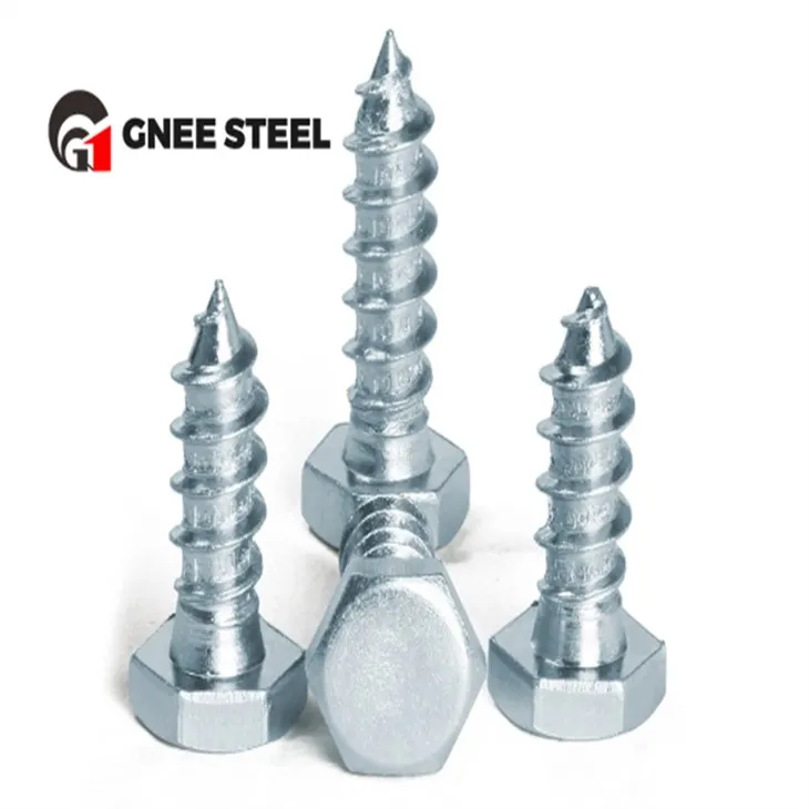 Viti per legno esagonali a testa esagonale SS316